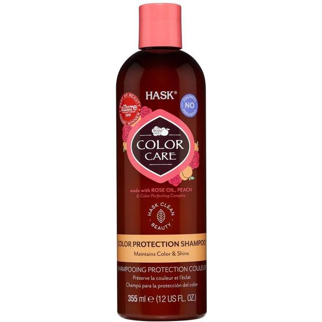 Colour Care Colour Protection Shampoo, with Rose Oil + Peach for colored hair, vegan, colour safe, gluten-free, sulfate-free, paraben-free,