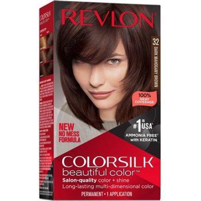 Revlon Colorsilk Permanent Hair Colour 32 Dark Mahogany Brown