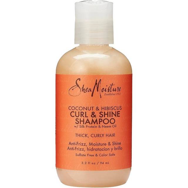 SheaMoisture, Curl & Shine Shampoo, Thick, Curly Hair, Coconut & Hibiscus, 3.2 fl oz (95 ml)