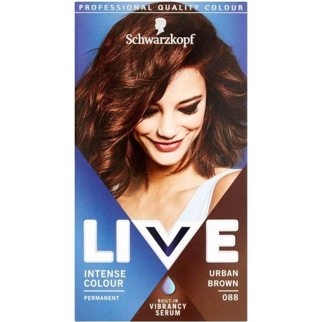 LIVE Intense Colour Permanent Brown Hair Dye Urban Brown
