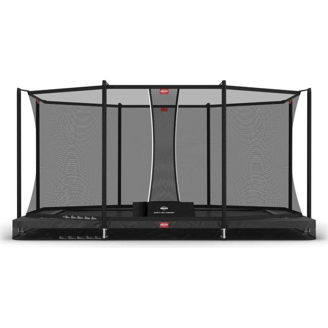 Berg Berg Ultim Favorit Inground 410 + Safety Net Comfort Studsmattor Grey - One Size