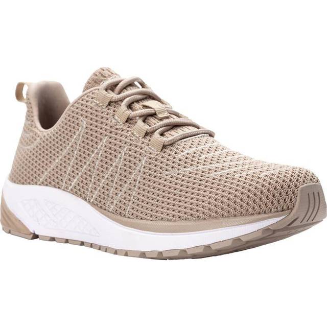 Propét Women's Tour Knit Sneaker, Sand, 11