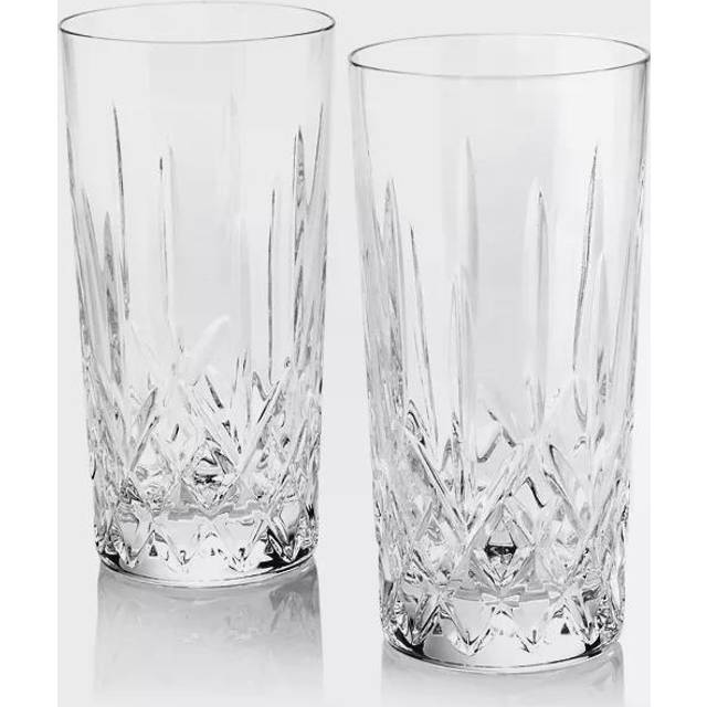 Waterford Crystal Gin Journeys Lismore Cut Glass Highballs, Set of 2, 400ml, Clear