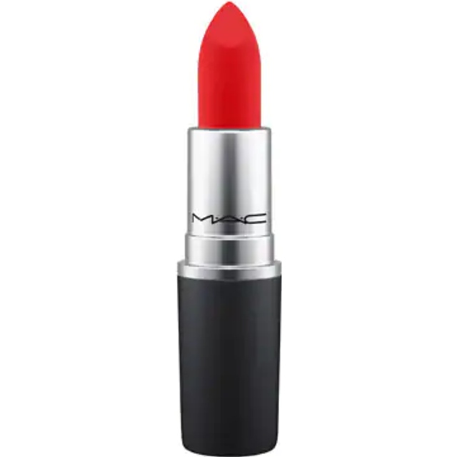 MAC Cosmetics Powder Kiss Lipstick Matt läppstift Skugga Ruby New 3 g