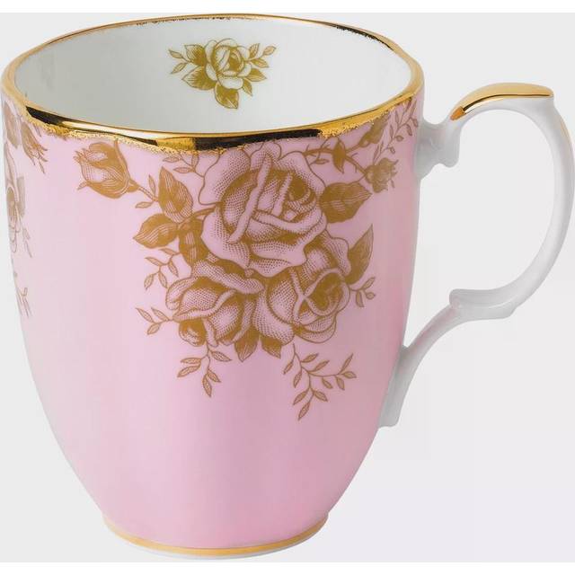 Royal Albert 100 Years of Royal Albert 1960 Golden Roses Mug - Pink