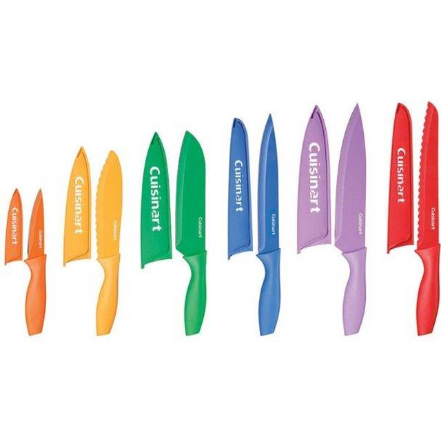 Cuisinart Advantage Collection Multicolor 12 Piece Knife Set with Blade Guards