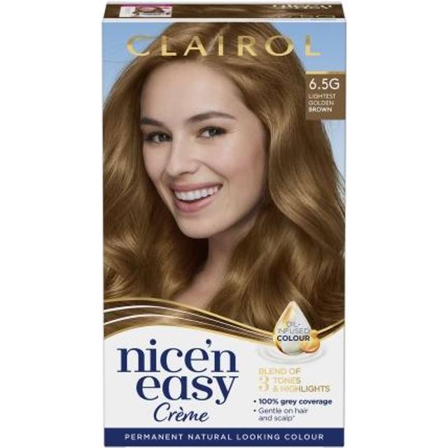 Clairol Nice'n Easy Permanent Hair Dye 6.5 Light Brown