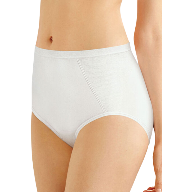 Bali womens Seamless Ultra Firm Control Fajas 2-pack Dfx245 shapewear briefs  White Garment/White Garment  X-Large US
