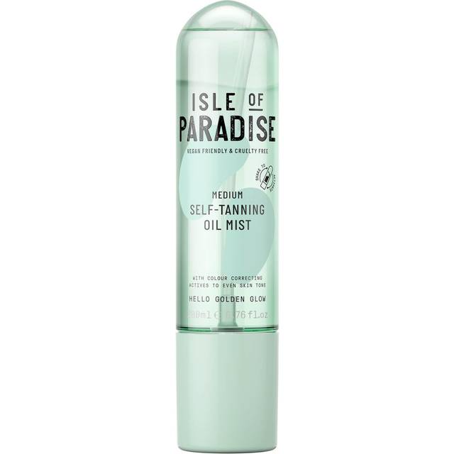 Isle of Paradise – Spray med brun utan sol-olja, Medium, 200ml-Ingen färg