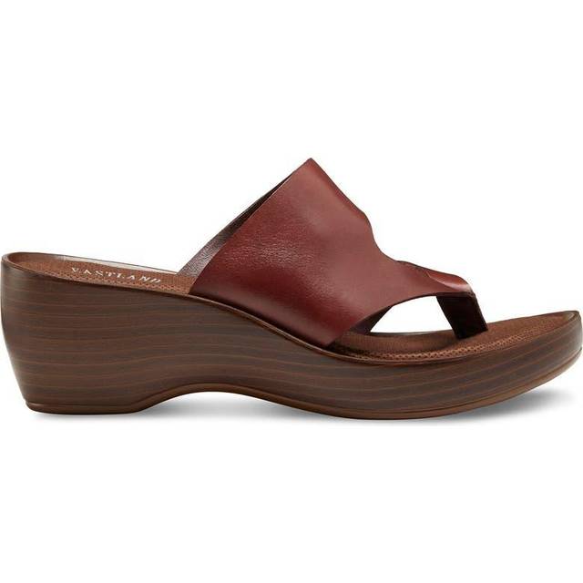 Eastland womens Laurel wedges sandals, Cinnamon, 11 US