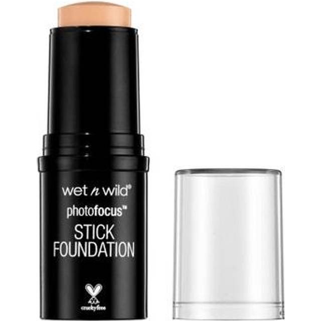 wet n wild Photo Focus Matte Foundation Stick Makeup  Shell Bisque | Vegan & Cruelty-Free