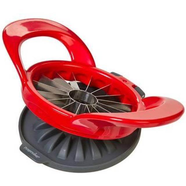 PrepWorks by Progressive Dishwasher Safe 16-Slice Thin Apple Slicer and corer with Attached Safety cover