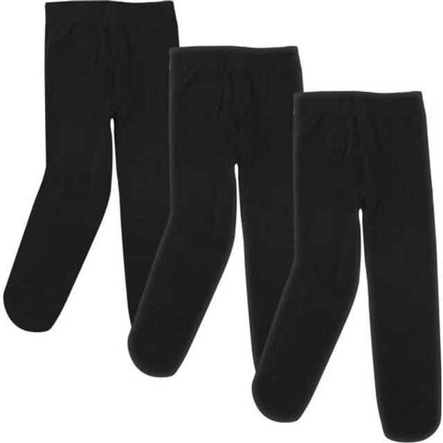 Luvable Friends Baby Girls' Nylon Tights  Black  0-9 Months US