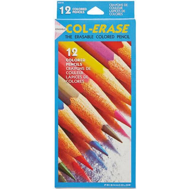 Prismacolor Col-Erase Erasable Colored Pencils 12/Pkg-