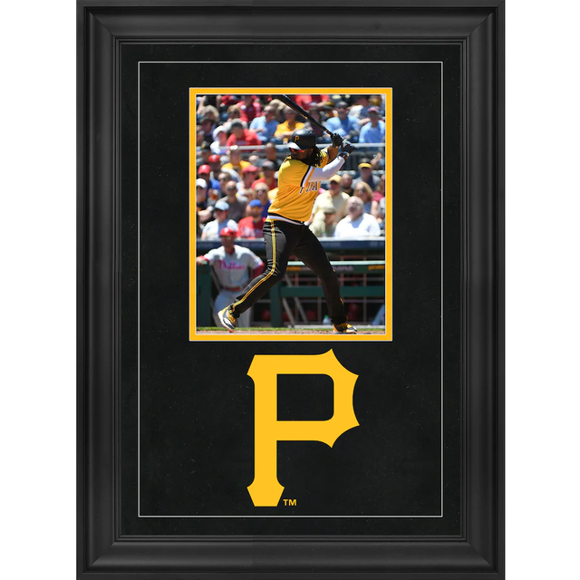Pittsburgh Pirates Deluxe Framed 8" x 10" Vertical Photograph Frame with Team Logo