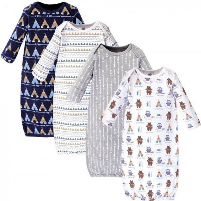 Luvable Friends Unisex Baby Cotton Gowns  Tribe  0-6 Months US