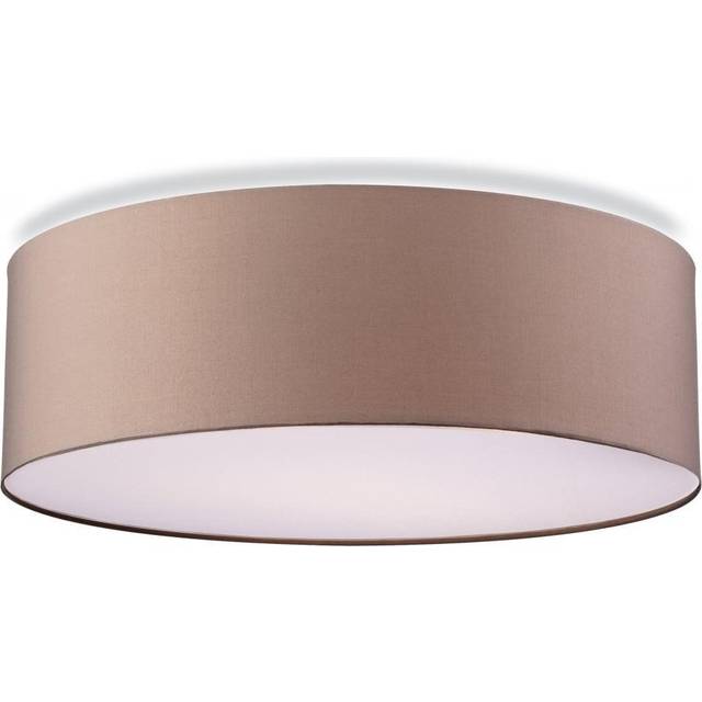 Firstlight Phoenix Contemporary Style 2-Light Flush Ceiling Light Taupe