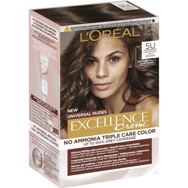 L'Oréal Paris - Hårfärg Excellence Universal Nudes - Brun