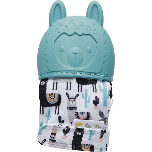 Itzy Ritzy, Itzy Mitt, 1 Food Grade Silicone Teether, 3+ Months, Llama