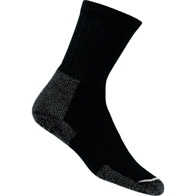 1 Pair Black Hiking Thick Cushion Socks With Thorlon Men's 8.5-12 Mens - Thorlos