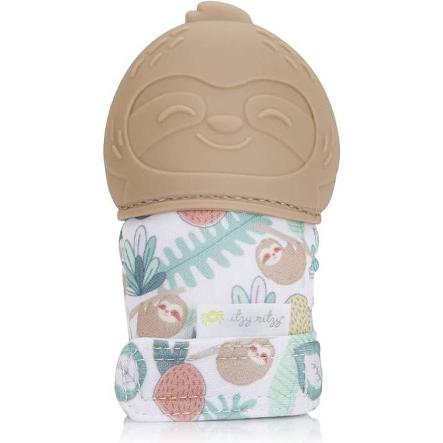 Itzy Ritzy, Itzy Mitt, 1 Food Grade Silicone Teether, 3+ Months, Sloth