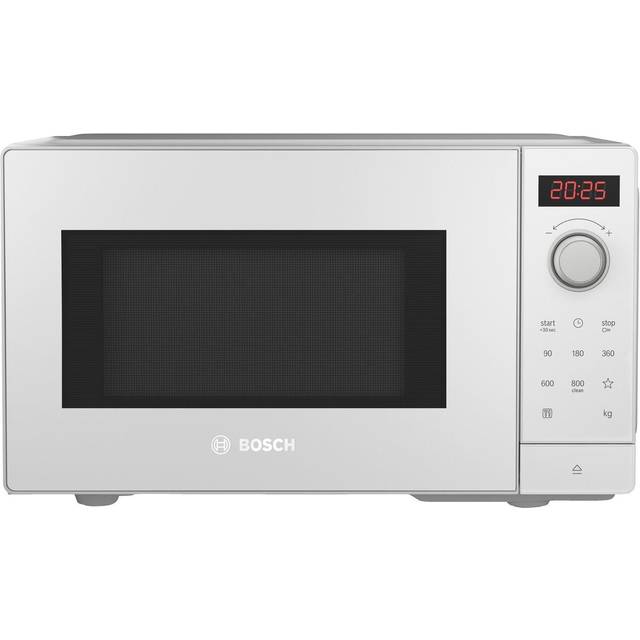 Bosch FFL023MW0B Serie 2 800W 20L Single Microwave - White, Black