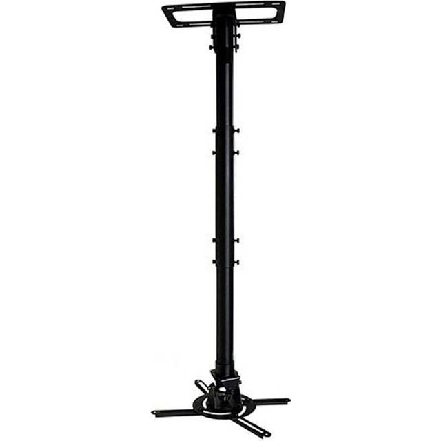 Monoprice Commercial Series Extendable Pole Ceiling Mount Bracket for Projector (Max 50 lbs.) - Black
