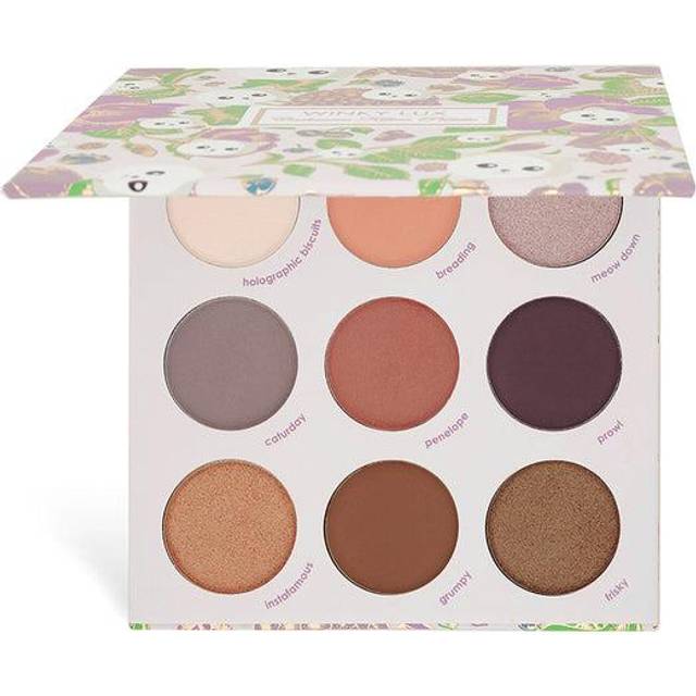 Winky Lux Cashmere Kitten Eyeshadow Palette  9 shades in Holographic  Matte  Satin & Shimmer Shades