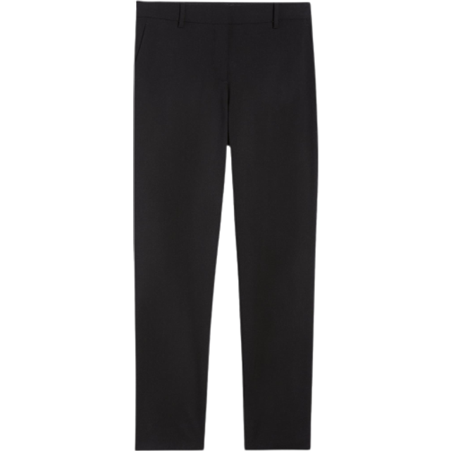 Treeca Wool Pants - BLACK - 14