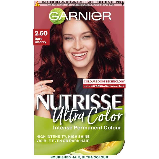 Garnier Nutrisse 2.6 Dark Cherry Red Permanent Hair Dye