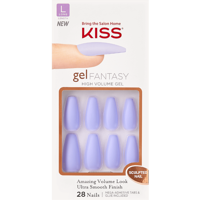 Kiss False Nails Gel Fantasy Sculpted Nails - Night After