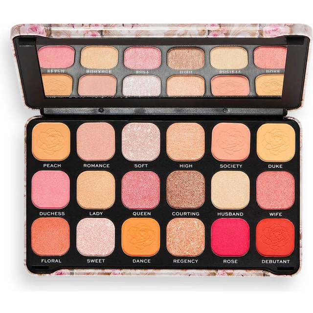 Makeup Revolution Forever Flawless Palett för ögonskugga Skugga Regal Romance 18 x 1.1 g