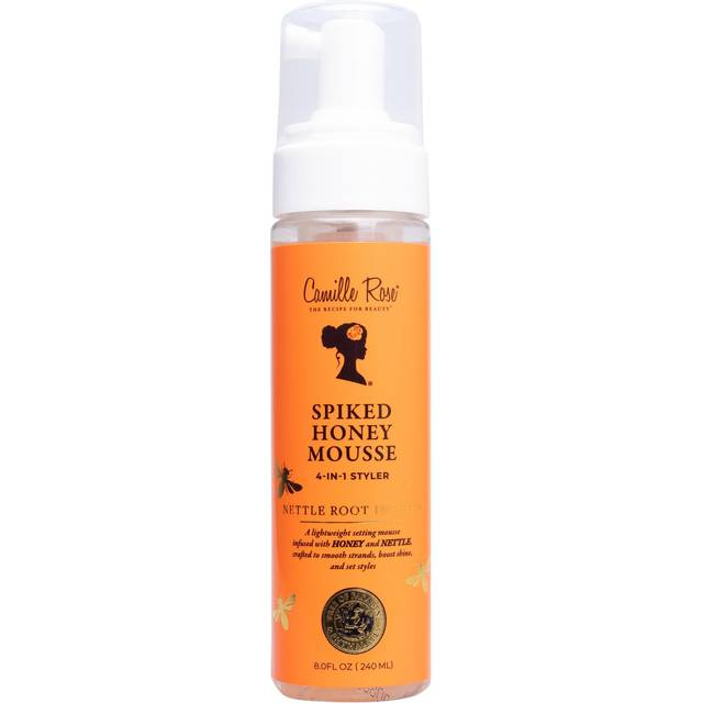 Spiked Honey Mousse 4-in-1 Hair Styler to Define Curls and Hold Styles Into Place while Nourishing and Adding Shine |