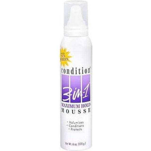 Condition 3-N-1 Mousse 6 Ounce Maximum With Sunscreen (177ml) (2 Pack)