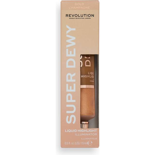 Revolution Beauty Superdewy Liquid Highlighter 15ml (Various Shades) Gold