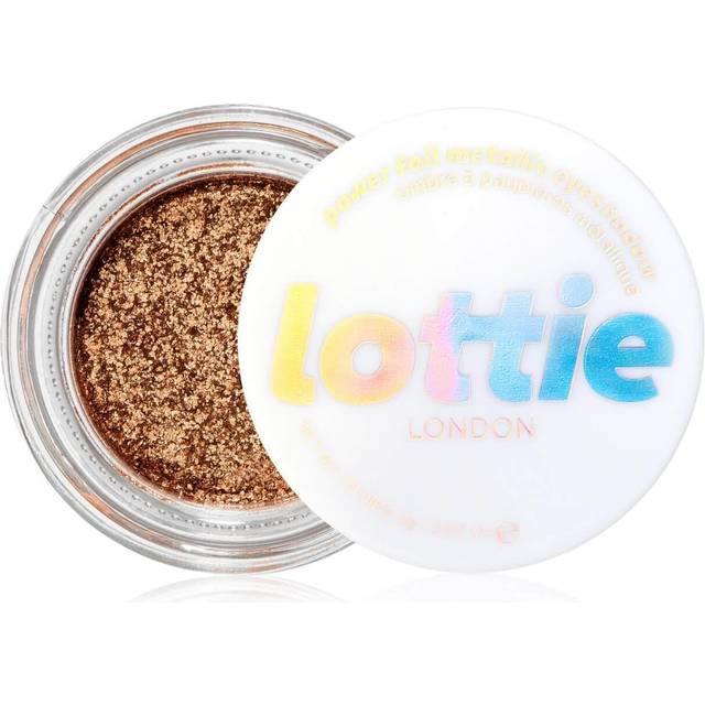 Lottie london power foil metallic eyeshadow pot golden hour 2g sealed - free p&p