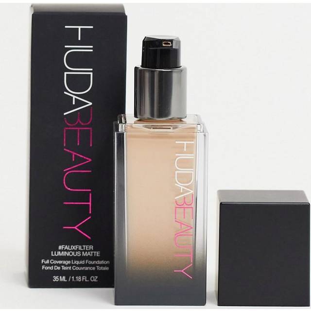 Huda Beauty #FauxFilter Luminous Matte Full Coverage Flydende foundation-Lyserød 200 Shortbread No Size
