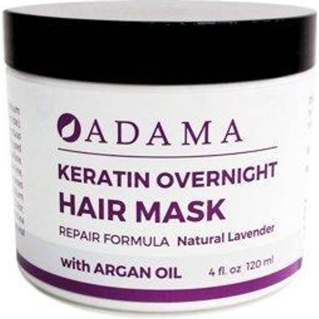 Zion Health, Adama, Keratin Overnight Hair Mask, Natural Lavender, 4 fl oz (120 ml)