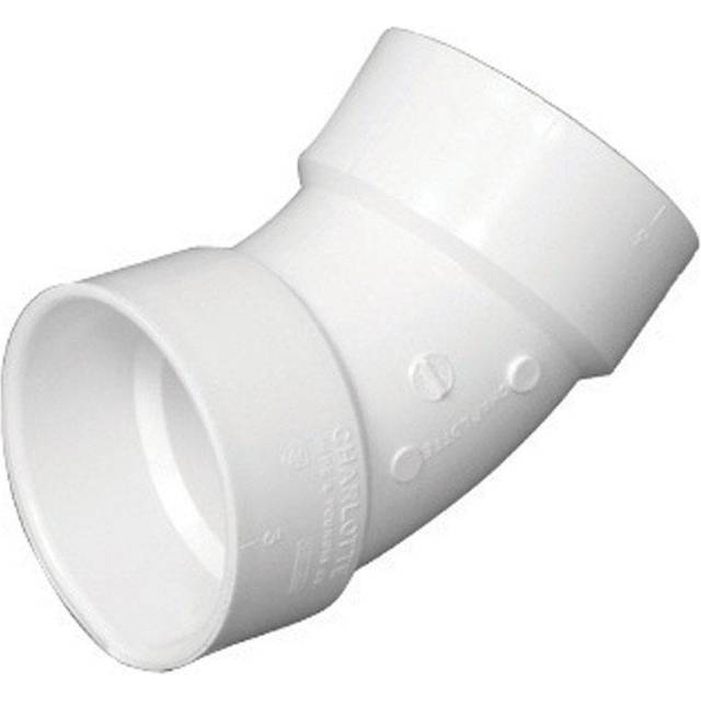 Charlotte Pipe & Foundry PVC003211600HA Elbow 45 deg PVC Dwv  6 in.