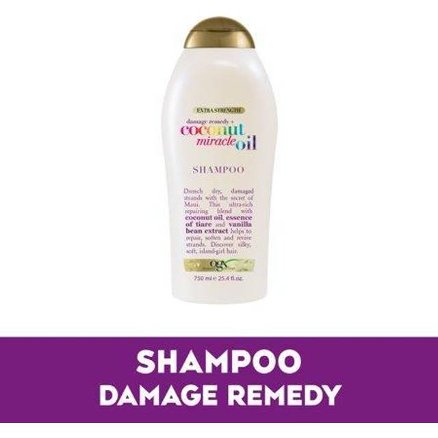 OGX Extra Strength Damage Remedy + Coconut Miracle Oil Shampoo for Dry