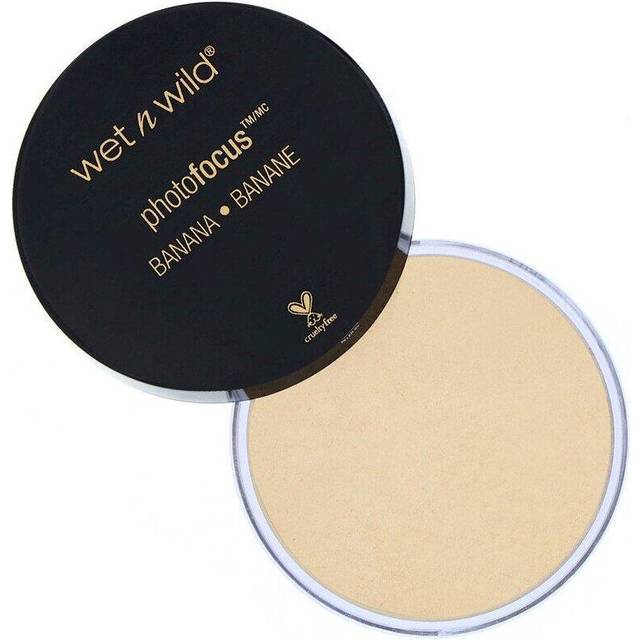 Wet n Wild Photo Focus Löst Setting Puder, Silkeslen Viktlös Setting Puder för att Fixera, Matta, Absorbera Olja och Baka, Mjuk-Fokus Effekt, Banan Nyans