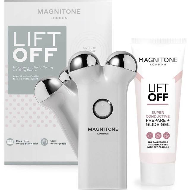 Magnitone MLF01G facial cleansing brush Rotating brush Grey Battery