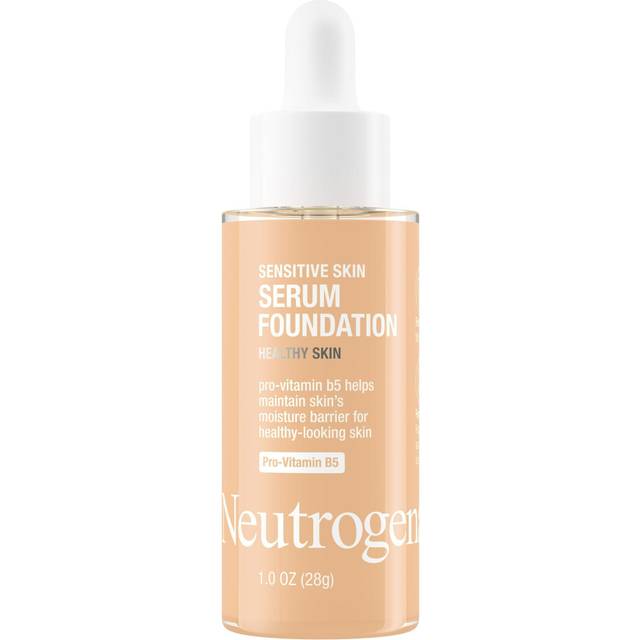 Neutrogena Sensitive Skin Serum Foundation, Light/Medium 02, 1 oz
