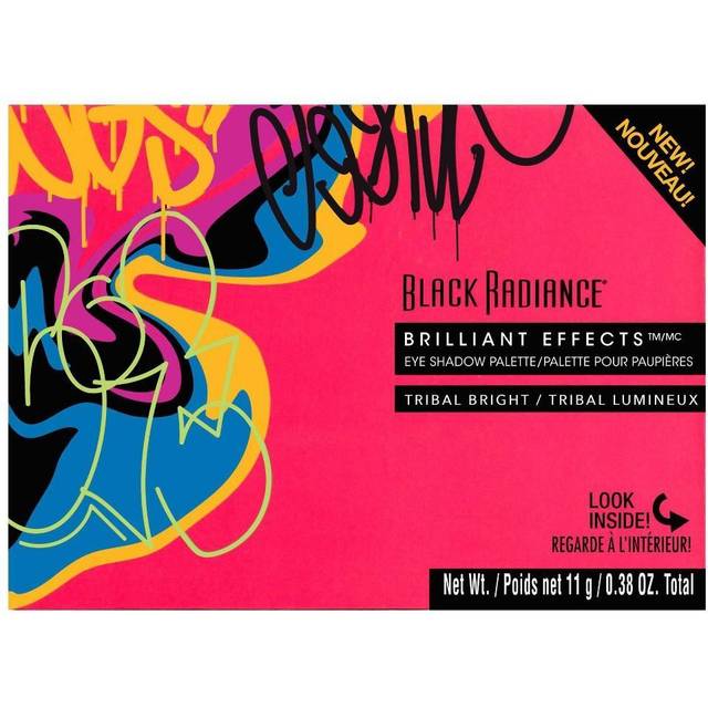 Black Radiance Brilliant Effects Eye Shadow Palette Tribal Bright