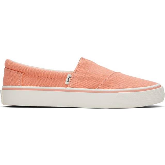 Toms Alpargata Fenix Slip On Shoes Womens | Slip On Shoes  | Orange / Peach  | UK Size 5