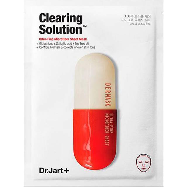 Dr.Jart+ Dermask Micro Jet Clearing Solution Face Mask | Sheet Mask | Calms  balances & revitalizes skin | Korean Skin Care  1 Pack