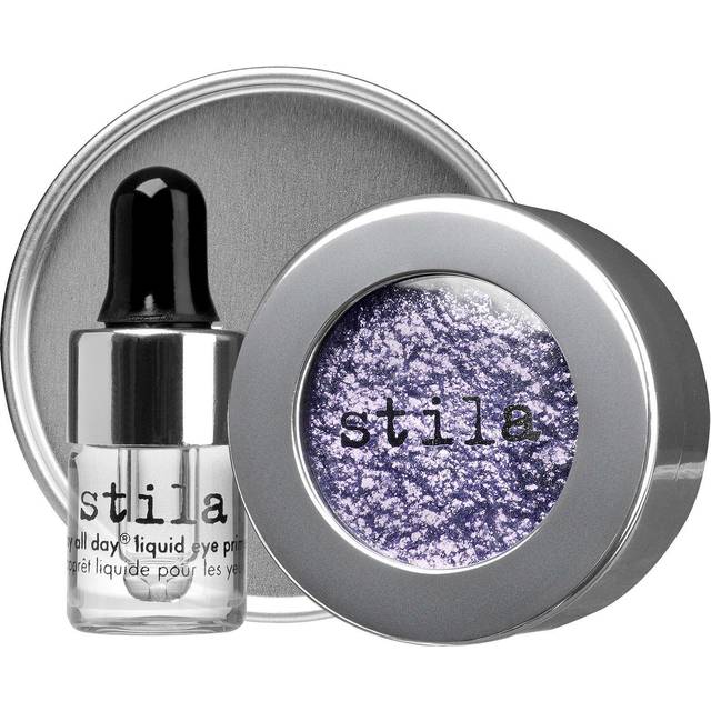 Stila Magnificent Metals Foil Finish Eye Shadow With Mini Stay All Day Liquid Eye Primer - Metallic Lavender 2pcs