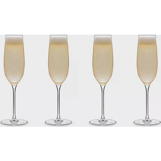 Libbey Signature Kentfield Champagne Flute Glasses  8-ounce  Set of 4