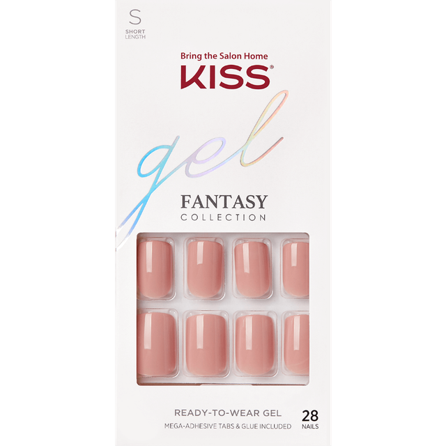 Kiss Gel Fantasy Short Length 28 Nails