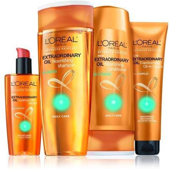 L'OrÃal Paris Elvive Extraordinary Oil Nourishing Shampoo, for Dry or Dull Hair, Shampoo with Camellia Flower Oils, for Intense Hydration, Shine, and Silkiness, 28 Fl. Oz